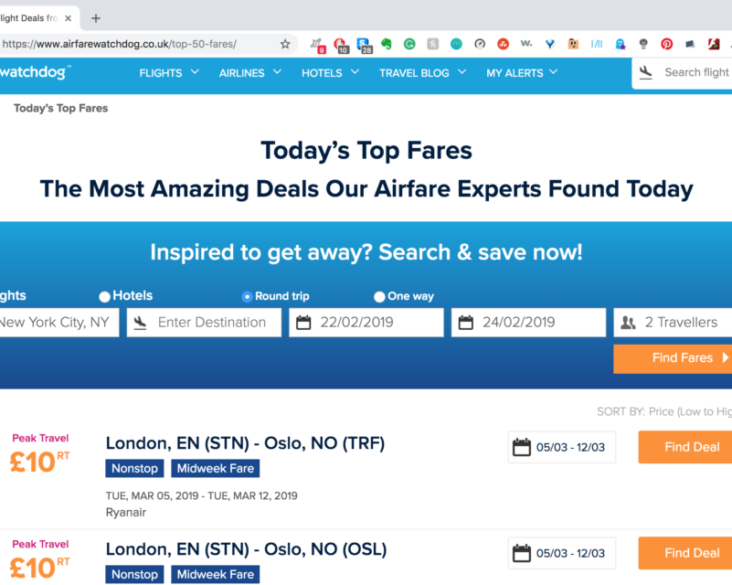 AirfareWatchDog