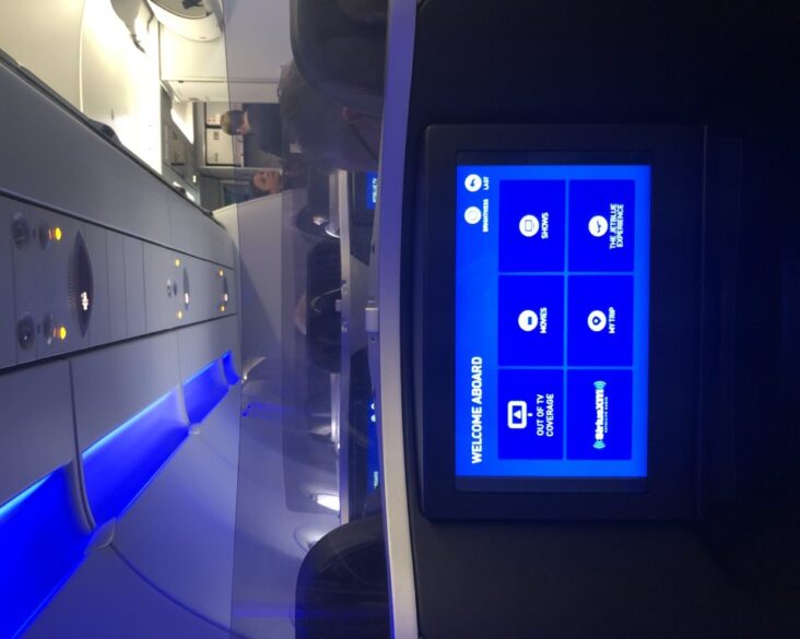 JetBlue Mint In Flight Entertainment